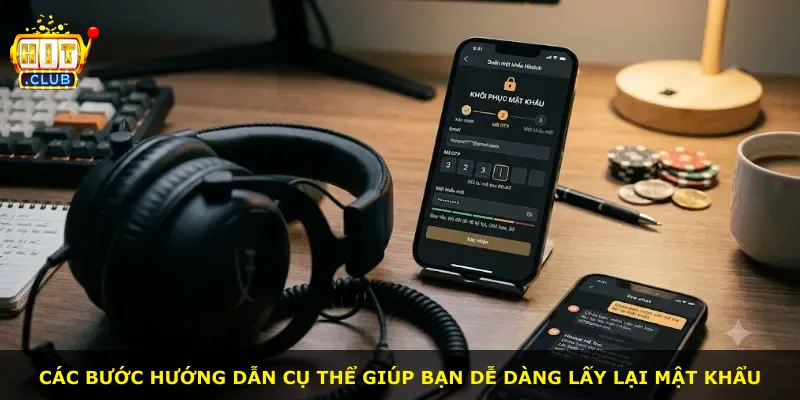 Các bước hướng dẫn cụ thể giúp bạn dễ dàng lấy lại mật khẩu