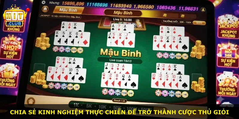 Chia sẻ kinh nghiệm thực chiến để trở thành cược thủ giỏi