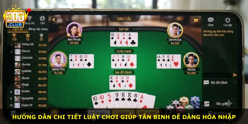 Hướng dẫn chi tiết luật chơi giúp tân binh dễ dàng hòa nhập