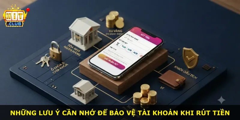 Những lưu ý cần nhớ để bảo vệ tài khoản khi rút tiền