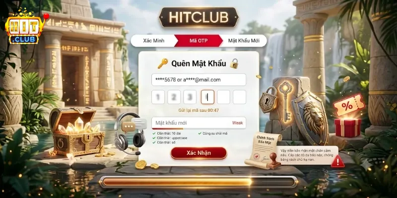 Quên Mật Khẩu Hitclub Và Cách Lấy Lại Tài Khoản Nhanh Chóng, An Toàn