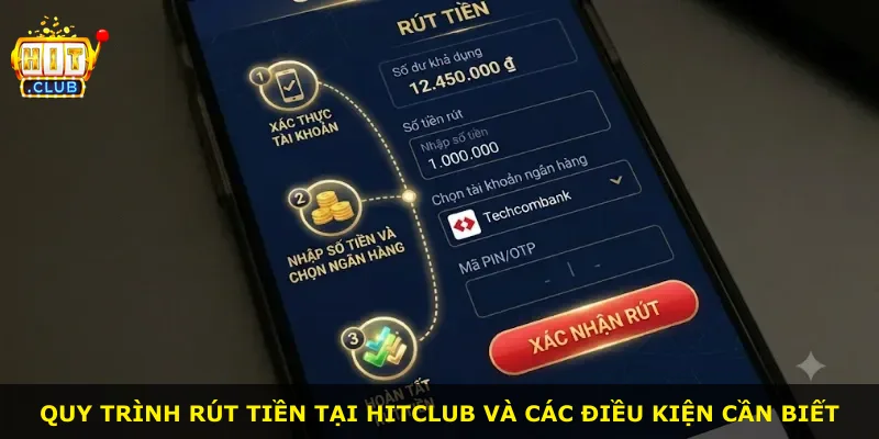Quy trình rút tiền tại Hitclub và các điều kiện cần biết