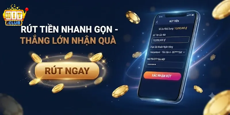 Rút Tiền Hitclub An Toàn Nhanh Chóng, Nhận Tiền Về Tài Khoản Liền Tay