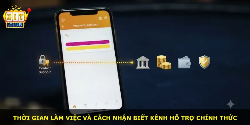 Thời gian làm việc và cách nhận biết kênh hỗ trợ chính thức